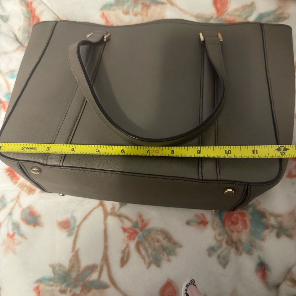 Kate Spade gray bag.